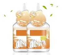Detachant Textile Puissant Professionnel, 2025 Nouveau Modèle Détachant Linge Nettoyant Lave Linge, Lessive Liquide pour Tous Les Textiles, Couleurs (2, Orange)