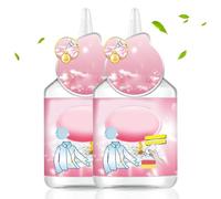 Detachant Textile Puissant Professionnel, 2025 Nouveau Modèle Détachant Linge Nettoyant Lave Linge, Lessive Liquide pour Tous Les Textiles, Couleurs (2, Rose)