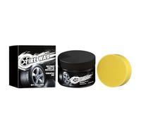 Détachante Pour Pneus 50 G | Nettoyant Pour Roues Avec Éponge Pour Voiture, Camion, Moto | Idéal Pour Les Détails Du Week-end, L'entretien De Routine, Le Lavage, L'entretien De La Voiture Et Le N
