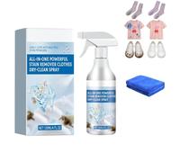 Détachants Textile,Detachant Vetement,Détachants Linge Puissants Pour Huiles,Chocolat,Ketchup,Spray Linge Puissant,Produit Nettoyant Sans Javeldetachant Textile,Efficaces Pour Tous Les Textiles (1PC)