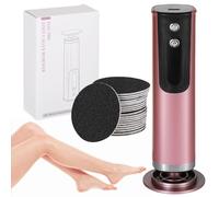 Détacheur de callosités rechargeable par USB, 1000 tr/min, 6 vitesses réglables, double bouton, 30 papiers abrasifs pour des pieds lisses