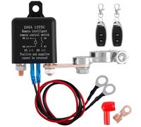 Détachez Batterie 12 V Ultra Haute Qualité Avec 2 Télécommande Interrupteur de Déconnexion 4,5 x 4,5 cm - Empêche le déchargement pour Voiture Bateau