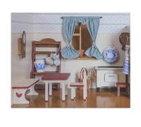 Détail d’Un Salon dans Une Maison de poupées rétro，Puzzle, 1000 Pièces De Puzzle pour Adultes, Miracle De Puzzle Impossible, Jouet De Puzzle Éducatif pour Enfants（50x70cm）-V63