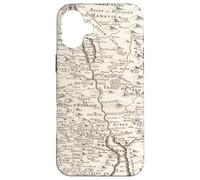Détail d'une Carte des Douze tribus d'Israël Coque pour iPhone 16 Plus
