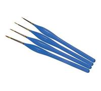 Humbrol Pack de pinceaux de détail Sable AG4304 Tailles 00, 0, 1, 2