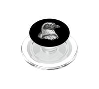 Detailed Penguin Sketch Wildlife Art PopSockets PopGrip pour MagSafe