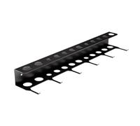 Detailing Brush Organizer - Cleaning Tool Rack | Garage Storage Holder with Multi Hook Arrangement, Space Efficient Wall Mounted Organizer for Car Wash Supplies Utility Station Home Maintenance Area