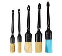Detailing Brushes for Cars, Interior Detailing Brush Kit, 5X Car Detailing Brush for Wheels, Auto Detailing Tool Set, Car Dashboard Cleaning Brush for Cleaning Car Interior Exterior