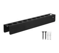 Détaillage du support de pinceau, 10 trous Organisateur de brosse automobile, construction robuste, conception multifonction, support de rangement pour garage, atelier, usage domestique, 16x2x2inches