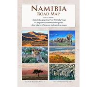 Detaillierte NAMIBIA Reisekarte - NAMIBIA ROAD MAP (1:1.160.000): Ideal für Planung & Reise - mit allen Straßen, Unterkünften & Sehenswürdigkeiten in Namibia