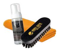 detailmate Alcantara - FoxedCare Alcantara Foam Alcantara 150 ml + brosse Nuke Guys pour cuir et textile - Chiffon microfibre de qualité supérieure 320 g/m² - Convient pour tous les types d'Alcantara