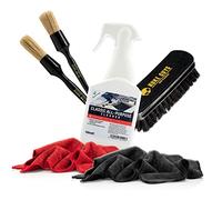 detailmate Ensemble de nettoyant universel : ValetPRO Classic All Purpose Cleaner 500ml + Brosses de nettoyage Nuke Guys Small & Large + Brosse textile + 2X Chiffon microfibre premium 320 g/m²