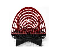 detailmate GritGuard Set d'accessoires - Insert de seau de 3,5 gallons noir, pour seau à lavage, par exemple pour les seaux Chemical Guys 3,5 gallons Seau de nettoyage Meguiar's Noir/rouge