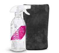 detailmate Gyeon Leather Cleaner doux Kit de nettoyage d'intérieur avec gants de précision en microfibre 500 ml 1000 GSM