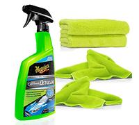 detailmate Kit de lavage et d'entretien pour voiture comprenant : Meguiars Hybrid Ceramic Detailer 768 ml + 2 chiffons en microfibre Detailmate 320 g/m² + 2 chiffons en microfibre 550 g/m²