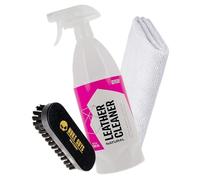 detailmate - Kit de nettoyage et d'entretien du cuir, des capitonnages et des textiles - Gyeon Q²M Leather Cleaner Mild 1 l, brosse Nuke Guys S et chiffon en microfibre