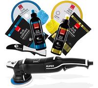 detailmate Kit de polissage professionnel : RUPES LHR 15 Mark 3 + pâte D-A Coarse & Fine + pads de polissage D-A Dur & Fin + 2X chiffons de polissage bleu/jaune + Claw Pad Tool