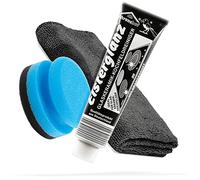 Detailmate Lot de polissage avec tube XXL Nettoyant et pâte à polir + chiffon et éponge pour vitrocéramique