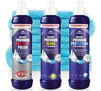 detailmate Menzerna Kit de polissage de qualité supérieure pour bottes 250 ml (One Step Polish + Gloss + Protect Set)