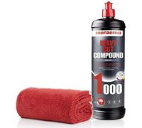 detailmate Menzerna kit de produit lustrant 1000 HeavyCut -1L + chiffon de polissage en microfibres 550GSM