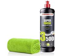 detailmate Menzerna kit de produit lustrant 3500 Super Finish -1L + chiffon de polissage en microfibres 550GSM