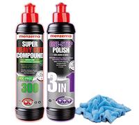 detailmate Menzerna Medium Cut Polish One-Step 3 en 1, 250 ML/HCC 300 + Chiffon de Polissage Microfibre