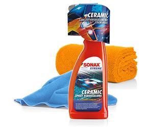 Detailmate Sonax Xtreme - Kit de scellant céramique auto avec 2 chiffons en microfibre, pour protection et brillance