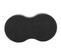 detailmate ValetPRO Applicateur éponge pour cire et nettoyage intérieur - Applicateur de cire noire + gant de protection en nitrile