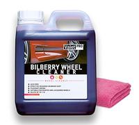 detailmate ValetPro Bilberry Wheel Cleaner Bidon de 1 l - Nettoyant concentré pour jantes en microfibre 40 x 40 cm