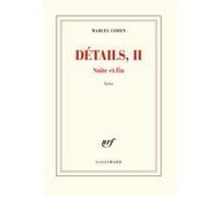 Détails, II Marcel Cohen (Auteur)
