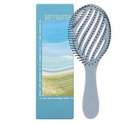 Détangler la brosse à cheveux, démêler des broussailles à cheveux - Détanglant courbe brosse à peigne à cheveux,Peigne de lissage du massage du cuir chevelu, séchage plus rapide, élimine les nœuds et