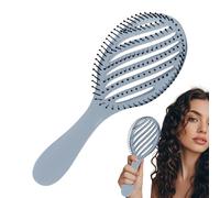 Détangler la brosse à cheveux, démêler des broussailles à cheveux - Peigne à cheveux brossés incurvé | Peigne de lissage du massage du cuir chevelu, séchage plus rapide pour le naturel, bouclé, droit,