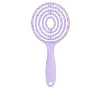 detanglers Brush, Round Blow Styling Hair Comb, Fast-Dry Air Cushion Design, Anti-Static Massage Bristles, Made of Excellent Abs, Pp Material, 8,86 x 3,74 x 1,38 in