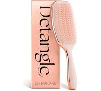 Detangling and Styling Brush for Curly Hair-Painless Curl Brush for Wet and Dry Hair with Flexible Bristles for Women-Curly Hair 3c-4c,Rose Gold