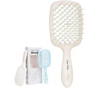 Detangling Brush For Curly And Normal Hair,For Dry And Wet Hair (Beige)