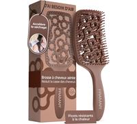 Detangling Brush for Curly Hair-Curly Hair Brush,Detangling Hair Brush,Flexible Ventilated Brush,Professional Brushing Brush-Chocolate