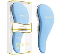 Detangling Brush-Slide Detangling Brush Through Tangled Hair-Best Brush/Comb for Women,Girls,Men and Boys-Use on Wet & Dry Hair (Blue