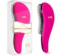 Detangling Hair Brush for Women,Girls and Kids-Slide Detangling Brush for Wet,Fine,Curly,Thick and Afro Hair (Rose Red)