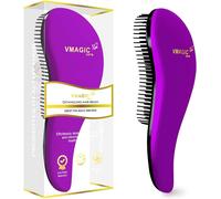 Detangling Hair Brush for Women,Girls and Kids-Slide Detangling Brush for Wet,Fine,Curly,Thick and Afro Hair (Purple)