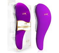Detangling Hair Brush for Women Girls Kids-Slide Detangling Brush for Wet,Fine,Curly,Thick and Afro Hair (Dark Purple)