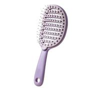 Detangling Hair Brush, Self Cleaning Comb Tool, Vented Curved Styling Brush, Gentle Anti Design Hair Care Tool for Dry Wet Thick Curly Straight Ladies Girls Kids Daily Use Home Kit