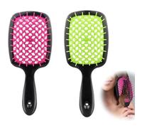 Detangling Hair Brush, unbrash detangling Brush, 2023 nouvelle Brosse à cheveux detangling, meilleure brosse à cheveux detangling, brosse à cheveux bouclés detangling 2pcs (B)