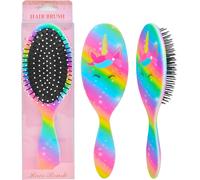 Detangling Hair Brush Wet Dry Hair Brush for Curly Hair Thick Painless Hair for Girls Women Unicorn Mermaid.[O64]