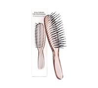 Detangling Hair Brush, Wet Dry Scalp Comb, 5.91x1.38 Inches Anti-Static Brush with PC Nylon Bristles, Smooth Accessory, Styling Tool with Sweet Design, Hair Comb for Curly Thick Wavy