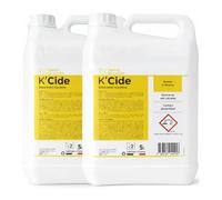 Détartrant Acide Professionnel 10L (Lot de 2×5L) K'CIDE Bidon - Nettoyant Anticalcaire Puissant pour Lave-Vaisselle, Machine à Laver, Inox, Céramique - Élimine Tartre & Résidus Tenaces