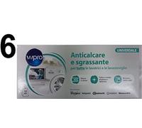 Détartrant Dégraissant Détartrant Lave-Linge et Lave-Vaisselle Ariston Indesit Whirlpool 12 sachets x 6 boîtes