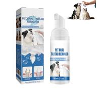 Détartrant dentaire pour animaux de compagnie, 60 ml, spray buccal pour nettoyage des dents des chiens, spray moussant pour soins dentaires, désodorisant, soutient les gencives saines, réduit le