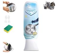 Détartrant Pour Casseroles Et Poêles, Élimine Les Dépôts Noirs D'algues Boue, Nettoyant Multi-usages Fond Casseroles, Acier Inoxydable, Verre Et Émail, Pour Fours Plaques Cuisson (a)
