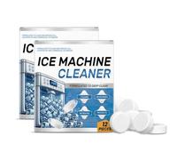 Détartrant pour machine à glace, nettoyage en profondeur, tablettes à laver, pastilles détartrantes, détartrant, aide à enlever l'eau dure et l'accumulation de minéraux (2)