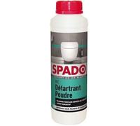SPADO - Détartrant WC en Poudre - Nettoie, Détartre & Fait Briller - Mousse Active Anti-Calcaire - Fabrication Française - Flacon 750 g